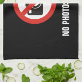 写真の禁止 キッチンタオル (折り畳み)