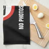 写真の禁止 キッチンタオル (四つ折り)
