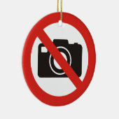 写真の禁止 セラミックオーナメント (右)