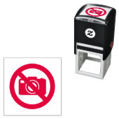 写真の禁止 セルフインキングスタンプ (インサイチュ)