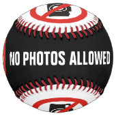 写真の禁止 ソフトボール (裏面)