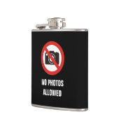 写真の禁止 フラスク (左)