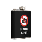 写真の禁止 フラスク (右)