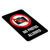 写真の禁止 マグネット (右側)