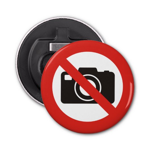 写真の禁止 栓抜き (正面)