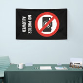 写真の禁止 横断幕 (トレードショー)