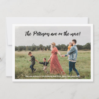 写真の移動のお知らせ 招待状