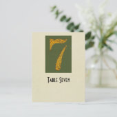 写真の第7テーブルカード ポストカード (スタンド正面)