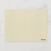 写真の第7テーブルカード ポストカード (裏面)