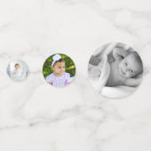 写真の紙吹雪の最初誕生日少しカボチャ コンフェッティ (正面)