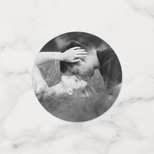 写真の紙吹雪の結婚式の海軍および金ゴールドは装飾を台に置きます コンフェッティ (スモール正面)