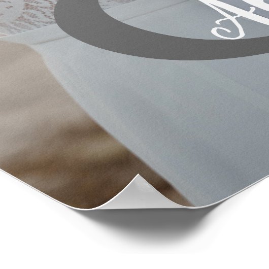 写真の結婚アンパサンドへようこそ ポスター (角)