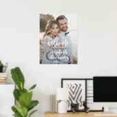 写真の結婚アンパサンドへようこそ ポスター (ホームオフィス)