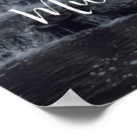 写真の結婚ウェルカムサインの印刷またはダウンロード ポスター (角)