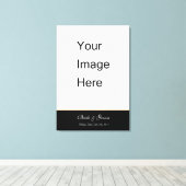 写真の結婚キャンバス印刷を追加する。 キャンバスプリント (インサイチュ (ウッドフロア))