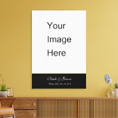 写真の結婚キャンバス印刷を追加する。 キャンバスプリント (インサイチュ (リビング))