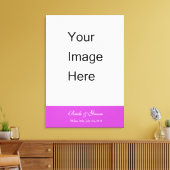 写真の結婚キャンバス印刷を追加する。 キャンバスプリント (インサイチュ (リビング))