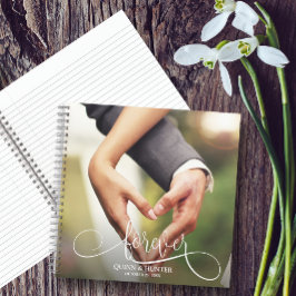 写真の結婚ゲストブック ノートブック