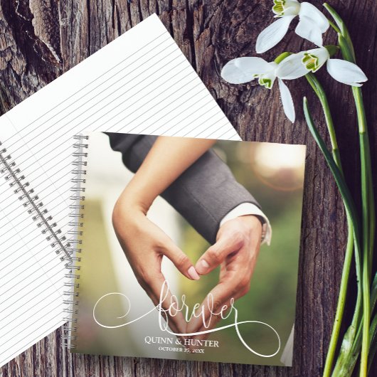 写真の結婚ゲストブック ノートブック