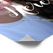 写真の結婚テーブル割り当て記号 ポスター (角)