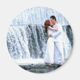 写真の結婚式の引き出物を個人化して下さい マグネット
