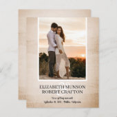 写真の結婚式の日付の保存 (正面/裏面)