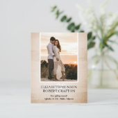 写真の結婚式の日付の保存 (スタンド正面)