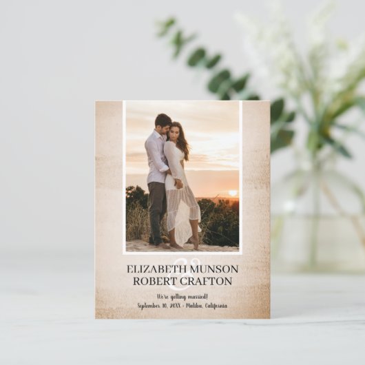 写真の結婚式の日付の保存 (スタンド正面)