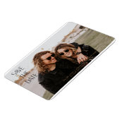 写真の結婚式をキャプチャする日付を保存 マグネット (左側)