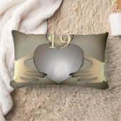 写真の結婚記念日クラドーフ ランバークッション (ブランケット)