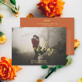 写真の結婚食事の選択の追加 出欠カード