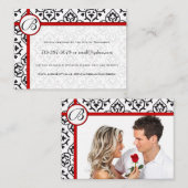 写真の縁ど対応Webサイトカードの横 エンクロージャーカード (正面/裏面)