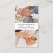 写真の背景を持つ名刺 名刺 (正面)