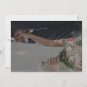 写真の背景 招待状 (裏面)