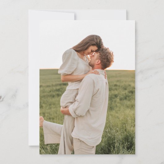 写真の背景 招待状 (正面)