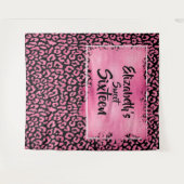 写真の背景 誕生日パーティー レパード テープストリー タペストリー (正面(横))