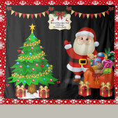 写真の自撮り背景クリスマスプレゼント文字 タペストリー