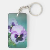 写真の花のキーホルダーを加えて下さい キーホルダー (裏面)
