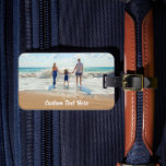 写真の荷物タグとカスタム文字名 ラゲッジタグ<br><div class="desc">写真カスタムと文字の荷物タグ – あなた自身のデザインユニーク – 家族/友人や個人的な荷物のタグのギフト – テキストと写真を追加 – カスタマイズツールで要素のサイズ変更と移動！フォント/サイズ/カラーを選択！Good Luck - Be Happy :)</div>