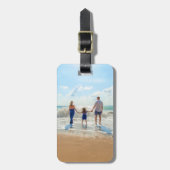 写真の荷物タグとカスタム文字名 ラゲッジタグ (正面縦)