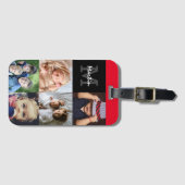 写真の荷物タグモノグラムののアップロード ラゲッジタグ (正面横)