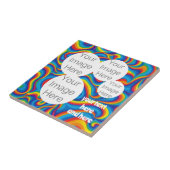 写真の虹で独自のセラミックタイルを作成する タイル (側面)