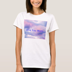 写真の表現"愛お母さん"の女性のティー Tシャツ