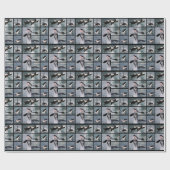 写真の複数キジラのポスター ラッピングペーパー (フラット)