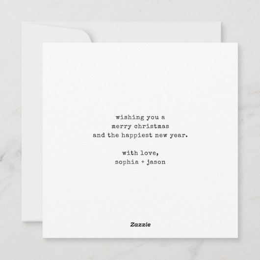 写真の見た目 |メリークリスマス シーズンカード (裏面)