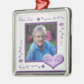 写真の記念のクリスマスの記念品のオーナメント メタルオーナメント (左)