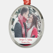 写真の記念オーナメント メタルオーナメント (左)