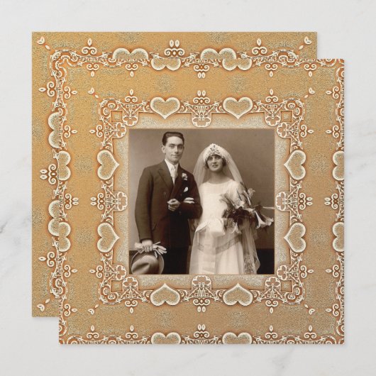 写真の記念日招待状 招待状 (正面/裏面)