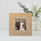 写真の記念日招待状 招待状 (スタンド正面)