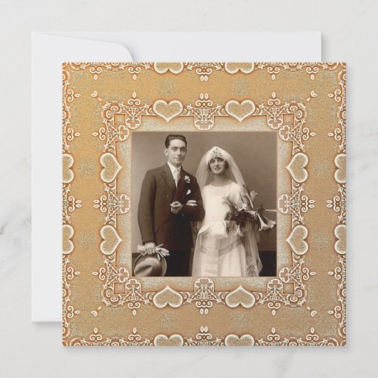 写真の記念日招待状 招待状 (正面)